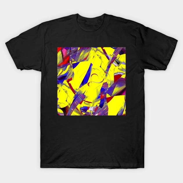 Yellow and purple T-Shirt by TiiaVissak